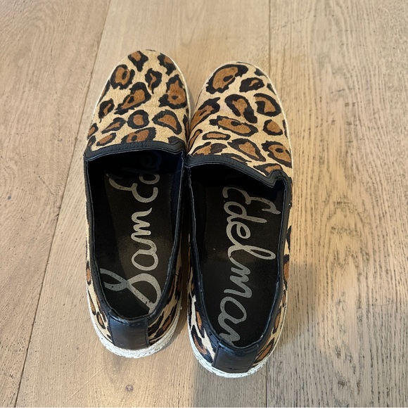 Sam Edelman leopard print women’s slip on shoes - Picture 3 of 4